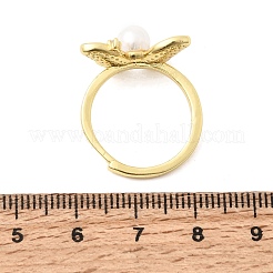 Adjustable Brass Micro Pave Cubic Zirconia Enamel Finger Rings&nbsp;CU-CBABA66-07A-G