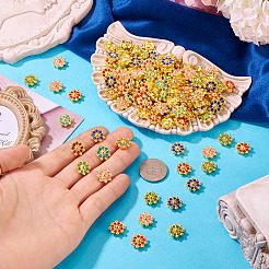 200Pcs Alloy Rhinestone Cabochons&nbsp;FIND-TA0008-43