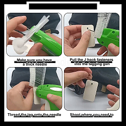3000Pcs 3 Styles Plastic Standard Tagging Gun Fasteners&nbsp;AJEW-FG0004-18A