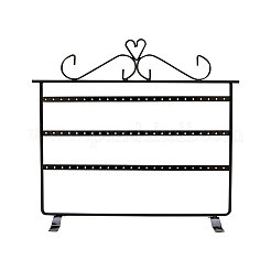 Triple Levels Rectangle Iron Earring Display Stand&nbsp;CON-PW0001-153B