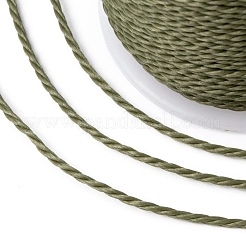 Round Waxed Polyester Cord&nbsp;YC-G006-01-1.0mm-37