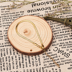 3mm 304 Stainless Steel Flat Snake Dome Herringbone Chain Link Bracelet for Men Women&nbsp;BJEW-CJC0001-02B