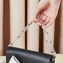 Acrylic 2-Strand Bead Chain Bag Handles&nbsp;FIND-WH0128-78