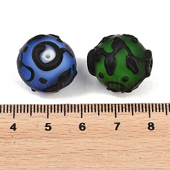 Gothic Handmade Frosted Lampwork Beads&nbsp;LAMP-E039-03
