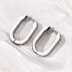 Tarnish Resistant 304 Stainless Steel Huggie Hoop Earrings&nbsp;STAS-H156-11A-P