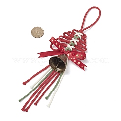 Christmas Tree Cotton String Threads Pendant Decorations&nbsp;HJEW-TA00403-02
