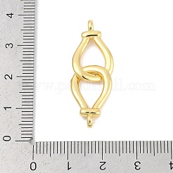 Brass Connector Charms&nbsp;KK-M311-01G