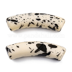 Opaque Spray Painted Acrylic Beads&nbsp;MACR-S372-002F-B08