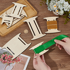 2 Sets Plywood Cloth Strip Shaft&nbsp;DIY-BC0015-14
