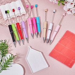 10Pcs 10 Colors ABS Plastic Nail Art Rhinestones Pickers Beadable Pens&nbsp;DIY-TA0014-97