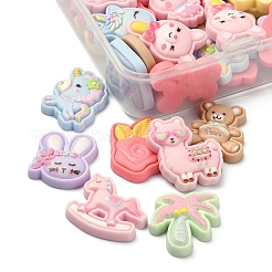 40Pcs Cute Resin Cabochons&nbsp;CRES-YW0001-05