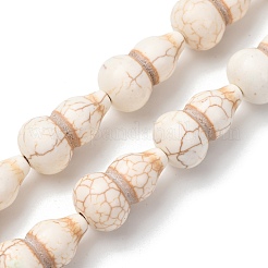 Synthetic Turquoise Dyed Beads Strands&nbsp;G-B184-B01-03
