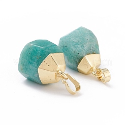 Natural Amazonite Pendants&nbsp;X-G-G845-07G-04