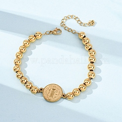 304 Stainless Steel Link Bracelets&nbsp;BJEW-B163-02G