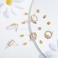 12Pcs Brass Stud Earring Findings&nbsp;KK-DC0001-48