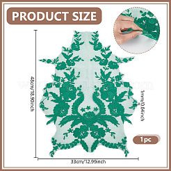 Polyester Flower Collars&nbsp;DIY-WH0622-376A