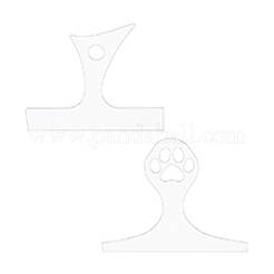 2Pcs 2 Styles Transparent Acrylic Router Templates&nbsp;DIY-DC0002-74
