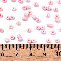 8/0 Baking Paint Glass Seed Beads&nbsp;SEED-R051-07B-05