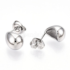 Non-Tarnish 304 Stainless Steel Stud Earrings&nbsp;EJEW-P258-29P
