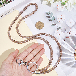 1Pc Alloy Rhinestone ID Card Lanyard&nbsp;AJEW-CP0009-93