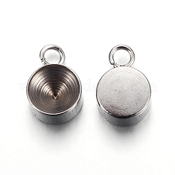 Tarnish Resistant 201 Stainless Steel Charm Rhinestone Settings&nbsp;STAS-P223-19P-4mm