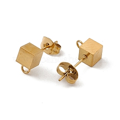 304 Stainless Steel Stud Earring Findings&nbsp;STAS-E179-03G-02