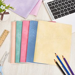 8Pcs 8 Colors Frosted PVC Imitation Leather Fabrics&nbsp;DIY-CL0002-20A