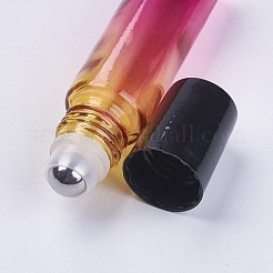10ml Glass Gradient Color Essential Oil Empty Roller Ball Bottles&nbsp;MRMJ-WH0011-B02-10ml