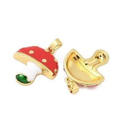 Brass Enamel Pendants&nbsp;KK-B139-22G-03