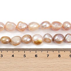 Natural Cultured Freshwater Pearl Beads Strands&nbsp;PEAR-P064-20K-01B