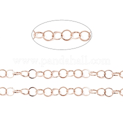 Ion Plating(IP) 304 Stainless Steel Rolo Chains&nbsp;CHS-B001-03RG