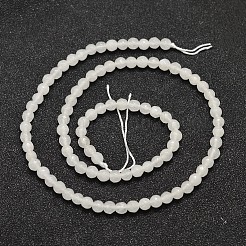 Natural Malaysia Jade Bead Strands&nbsp;G-A147-4mm-A04