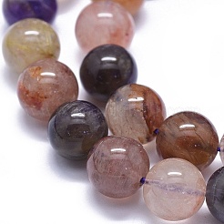 Natural Rutilated Quartz Beads Strands&nbsp;G-K293-F05-D