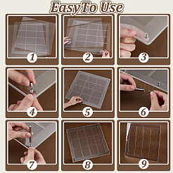 PVC Desktop Sport Card Organizer Holders&nbsp;AJEW-WH0248-918C