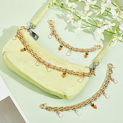 Alloy Enamel Pendant Purse Chains&nbsp;AJEW-AB00098