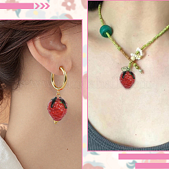 2Strans Handmade Lampwork Beads Strands&nbsp;LAMP-PA0001-37