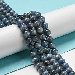 Natural Kyanite/Cyanite/Disthene Round Beads Strands&nbsp;G-N0150-05-6mm-01