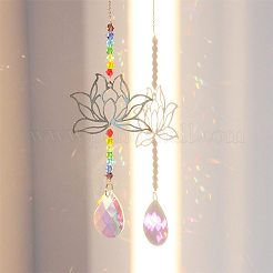 Alloy Lotus Hanging Ornaments&nbsp;PW-WG6C8DB-01