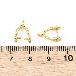 SHEGRACE Brass Ice Pick Pinch Bails&nbsp;XGRQ1R712-358G