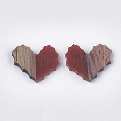 Resin & Walnut Wood Cabochons&nbsp;RESI-S358-89A