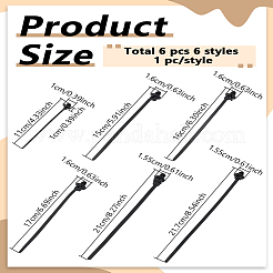 24Pcs 6 Styles Nylon Cable Zip Ties&nbsp;AJEW-LP0007-24