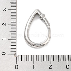 Brass Micro Pave Clear Cubic Zirconia Spring Gate Rings&nbsp;KK-M293-52P