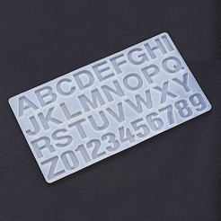 Number and Letter Design DIY Silicone Molds&nbsp;AJEW-P042-03