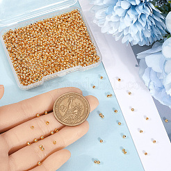 Rack Plating and PVD Vacuum Plating Brass Round Spacer Beads&nbsp;FIND-SP0002-24B