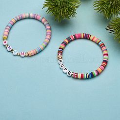 1633Pcs Disc/Flat Round & Flower Polymer Clay Beads&nbsp;CLAY-SZ0001-75