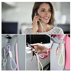 6Pcs 6 Colors Polyester Mobile Straps&nbsp;FIND-YW0010-93