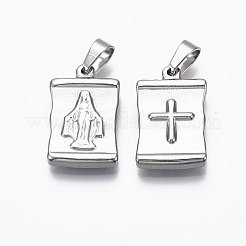 Non-Tarnish 304 Stainless Steel Pendants&nbsp;X-STAS-R112-002
