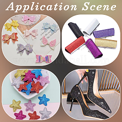 Glitter PVC Leather Fabric&nbsp;DIY-WH20011-59A