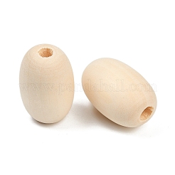 Wood European Beads&nbsp;WOOD-F017-04