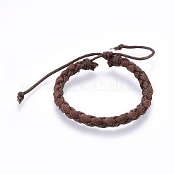 Braided Leather Cord Bracelets&nbsp;BJEW-F347-10